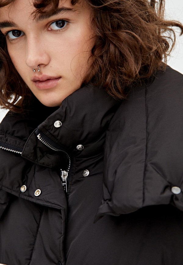 

Куртка утепленная Pull&Bear, Черный