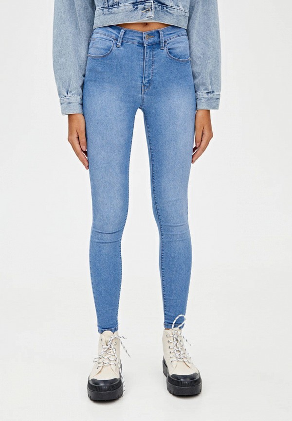 

Джинсы Pull&Bear, Голубой, Super Skinny