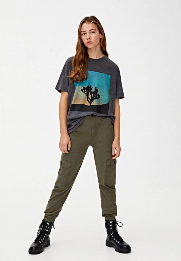 

Футболка Pull&Bear, Серый