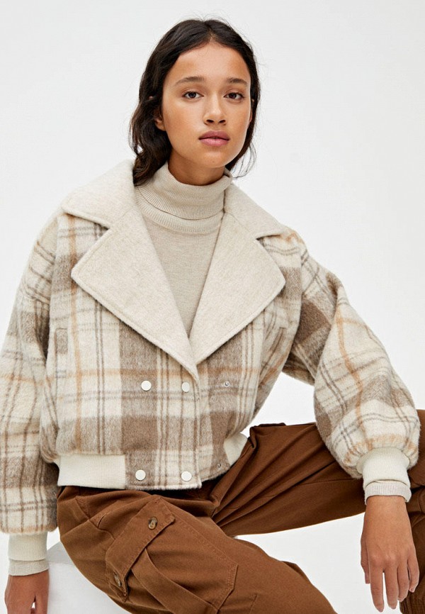 

Пальто Pull&Bear, Бежевый