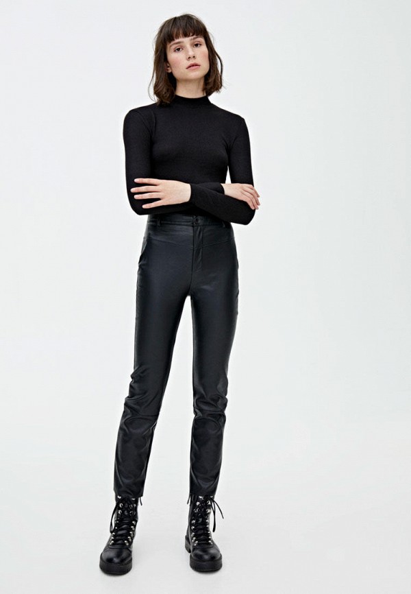 

Лонгслив Pull&Bear, Черный