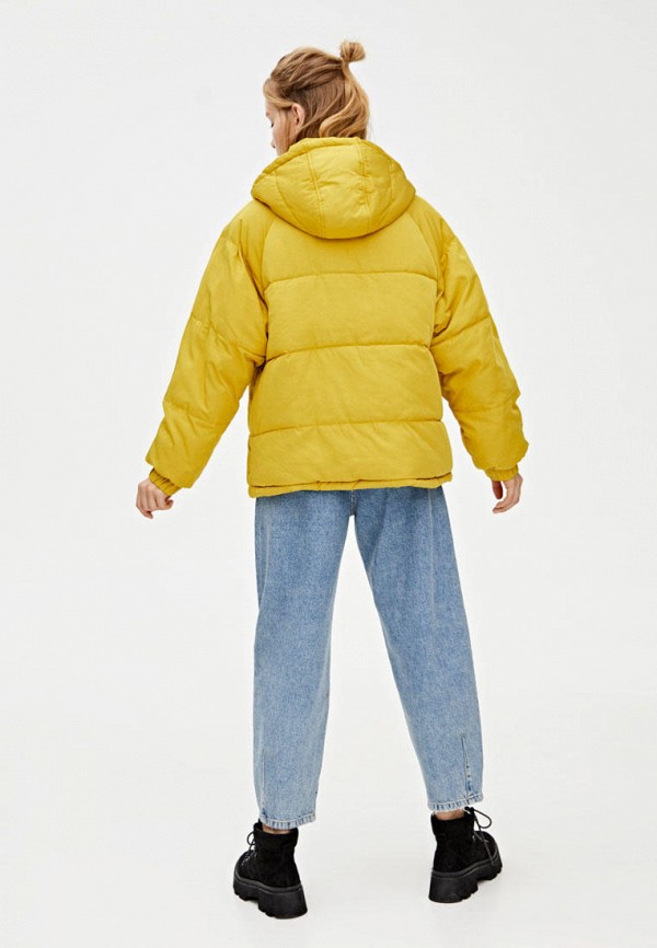 

Куртка утепленная Pull&Bear, Желтый