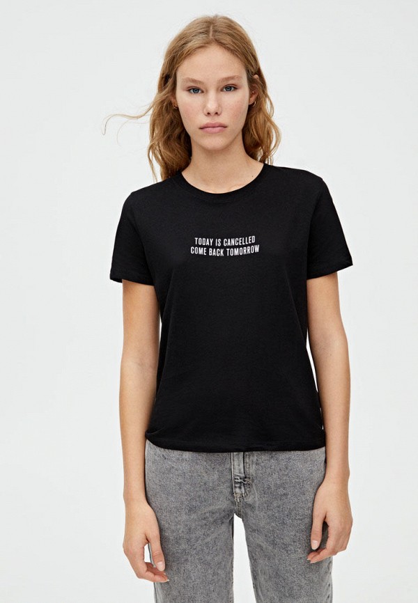 

Футболка Pull&Bear, Черный