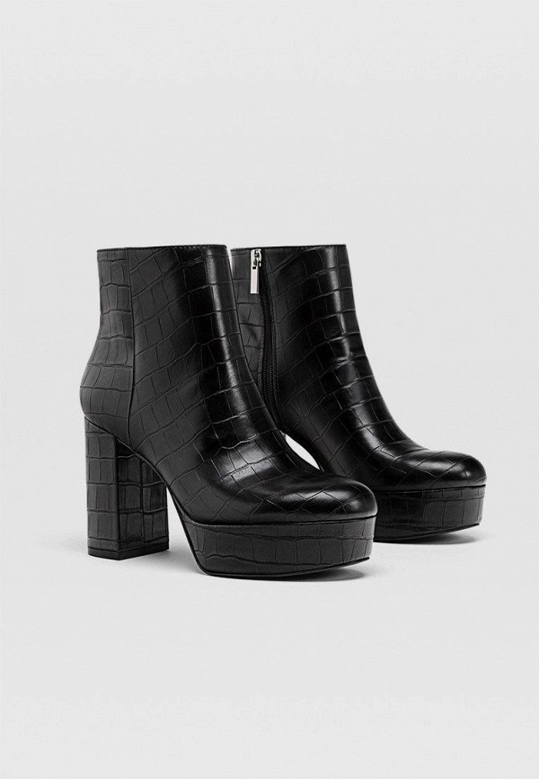 

Ботильоны Stradivarius, Черный