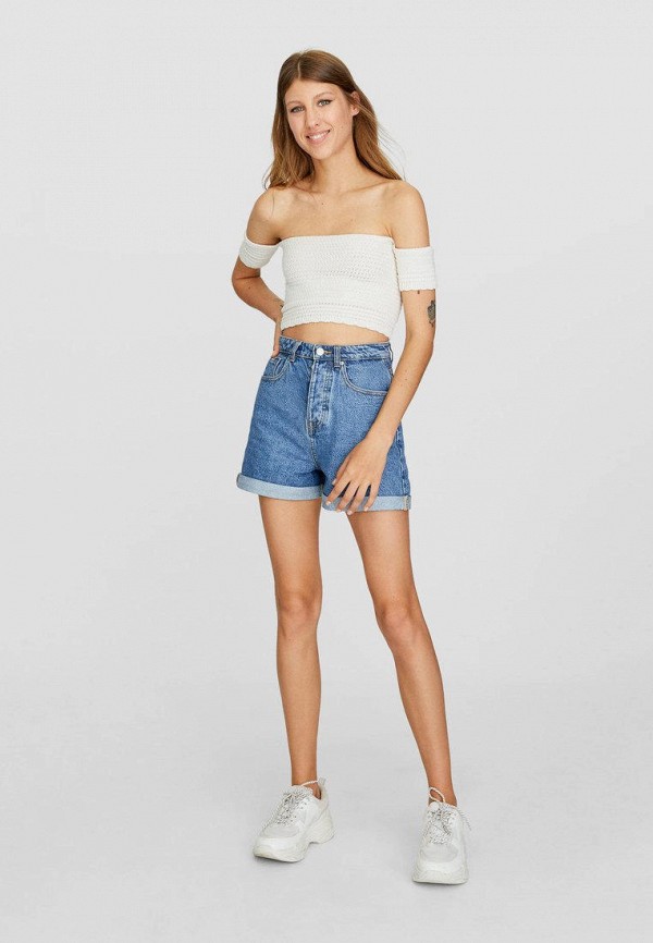 

Шорты джинсовые Stradivarius, Синий