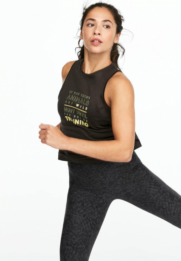 

Майка спортивная Oysho_Sport, Черный