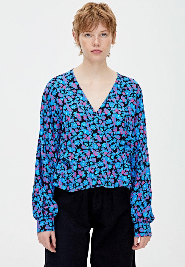 

Блуза Pull&Bear, Синий