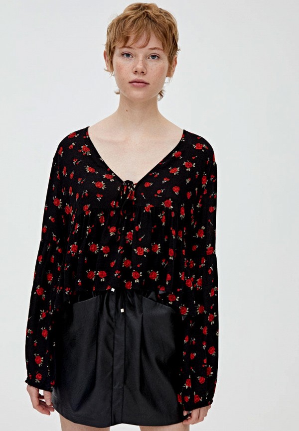 

Блуза Pull&Bear, Черный