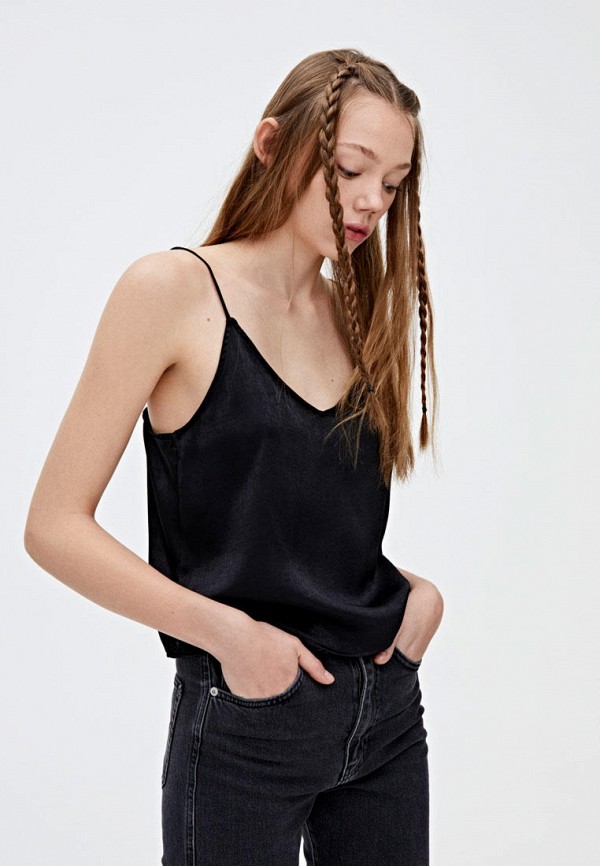 

Топ Pull&Bear, Черный