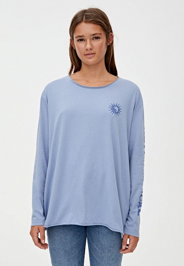 

Лонгслив Pull&Bear, Синий