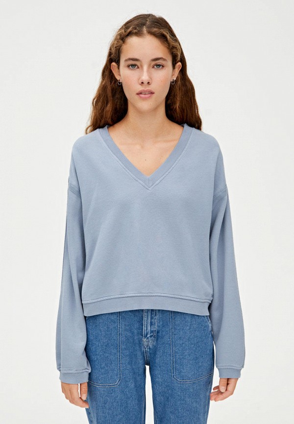 

Свитшот Pull&Bear, Голубой