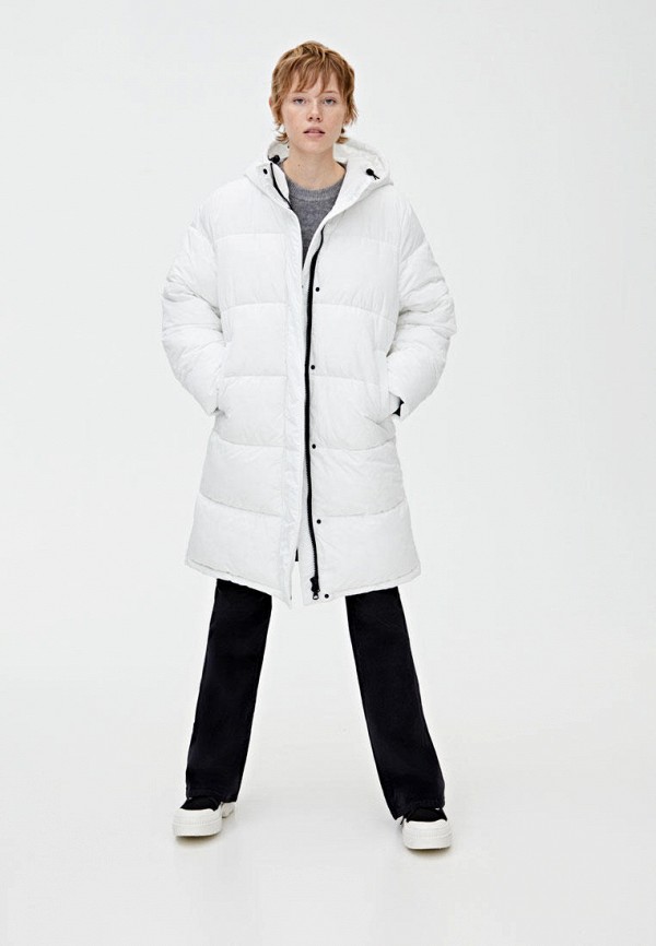 

Куртка утепленная Pull&Bear, Белый