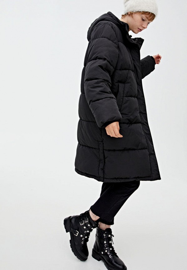 

Куртка утепленная Pull&Bear, Черный