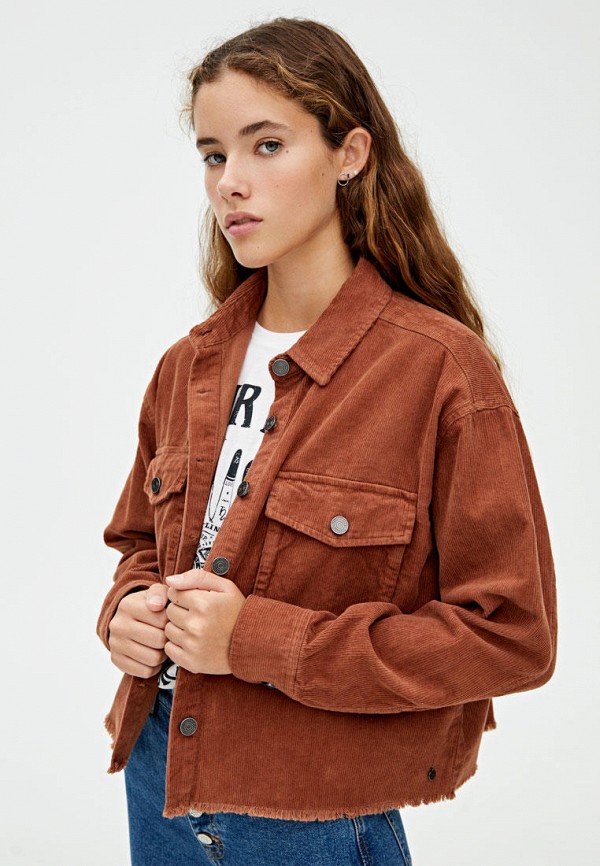 

Рубашка Pull&Bear, Коричневый