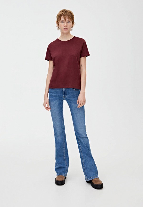 

Футболка Pull&Bear, Бордовый