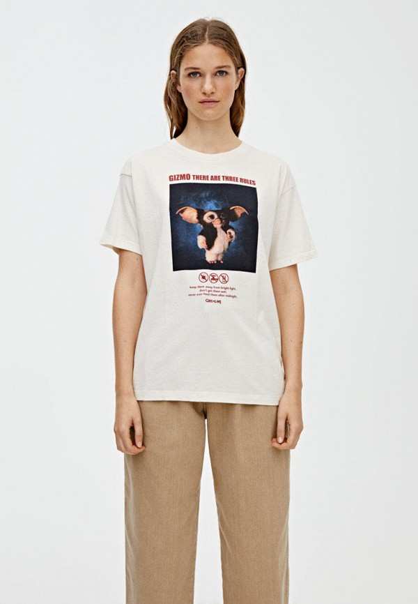 

Футболка Pull&Bear, Бежевый