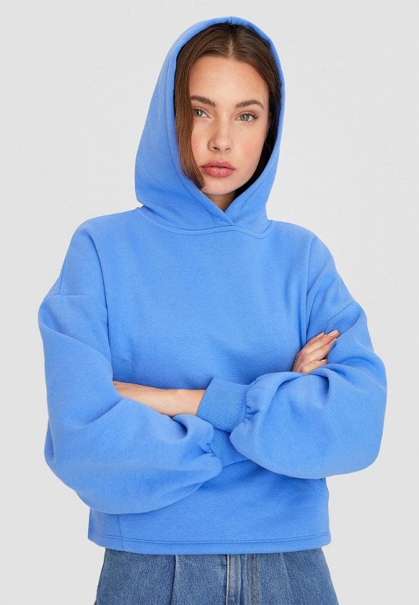 

Худи Stradivarius, Голубой