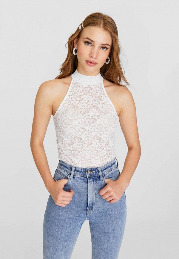 

Блуза Stradivarius, Белый