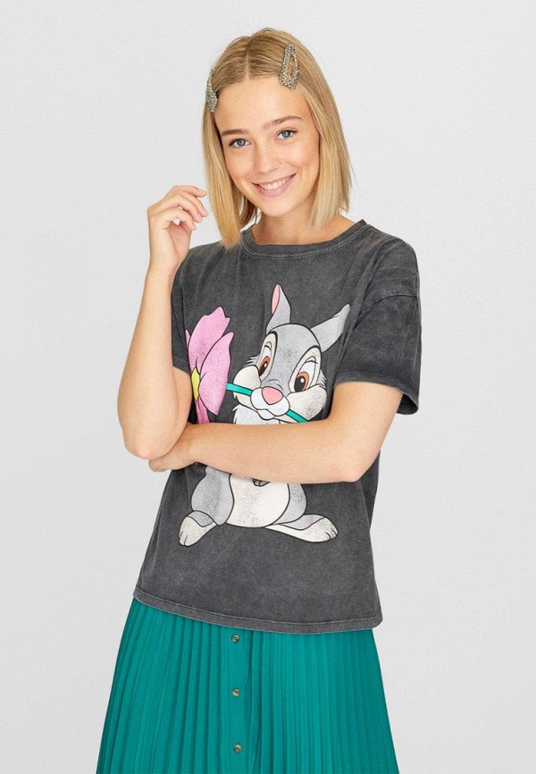 

Футболка Stradivarius, Серый