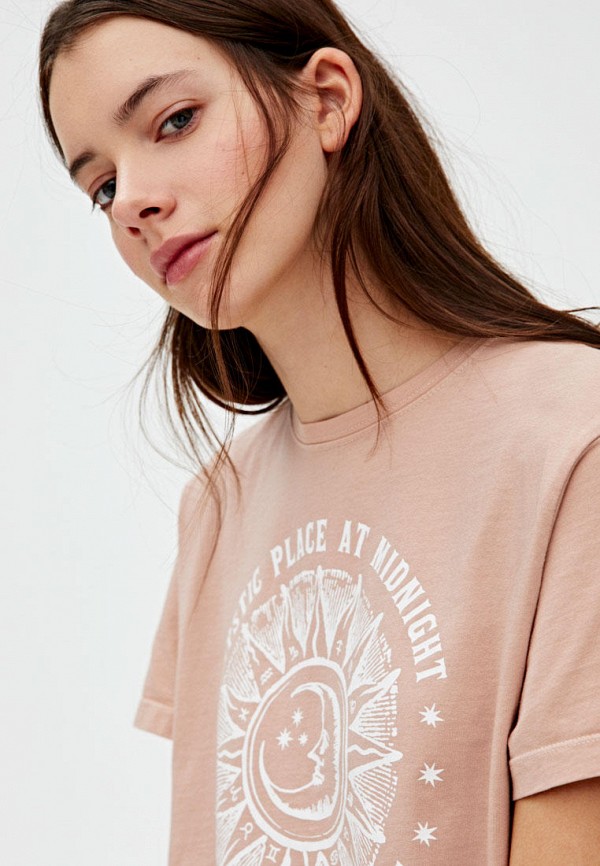 

Футболка Pull&Bear, Розовый