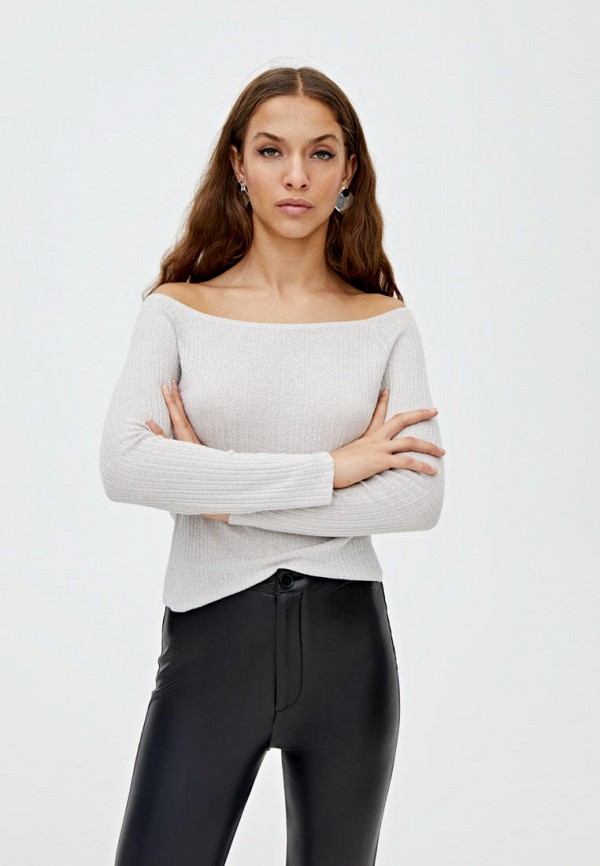 

Лонгслив Pull&Bear, Белый