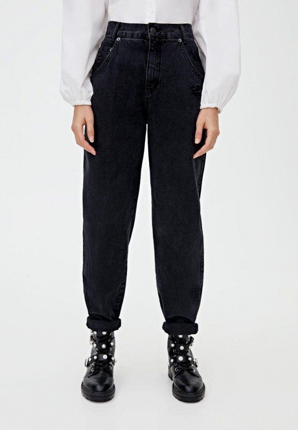 

Джинсы Pull&Bear, Черный, Barrel Fit