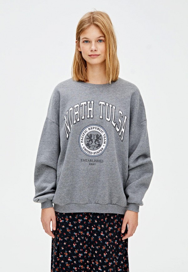 

Толстовка Pull&Bear, Серый