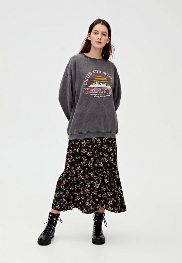

Свитшот Pull&Bear, Серый