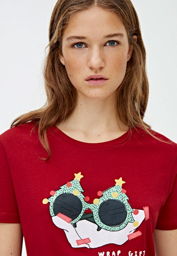 

Футболка Pull&Bear, Красный