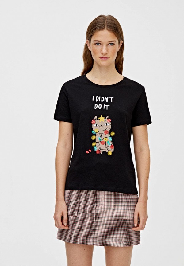 

Футболка Pull&Bear, Черный