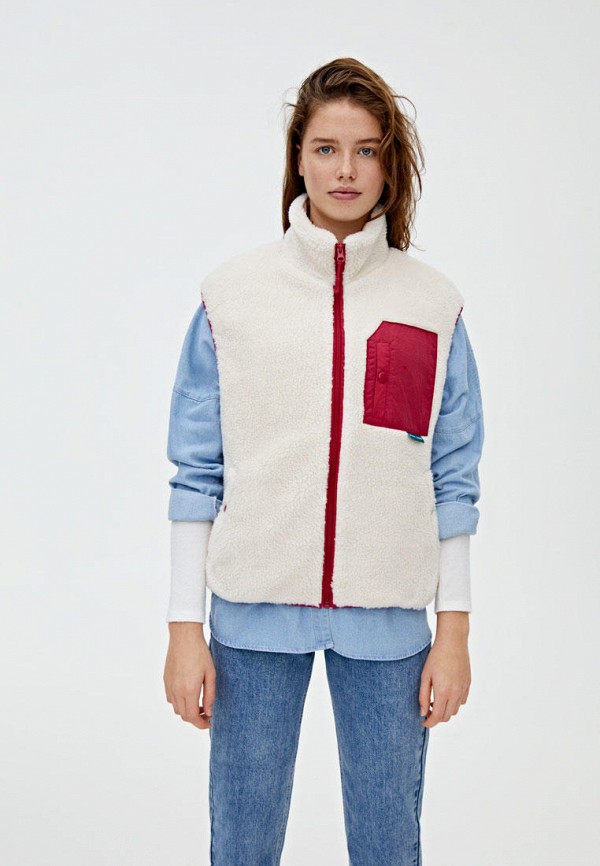 

Жилет Pull&Bear, Белый