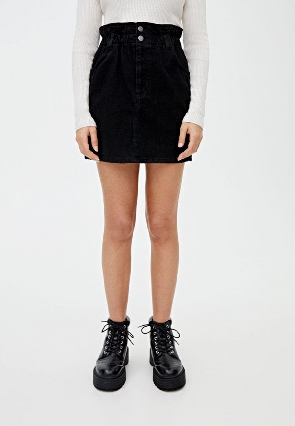 

Юбка джинсовая Pull&Bear, Черный
