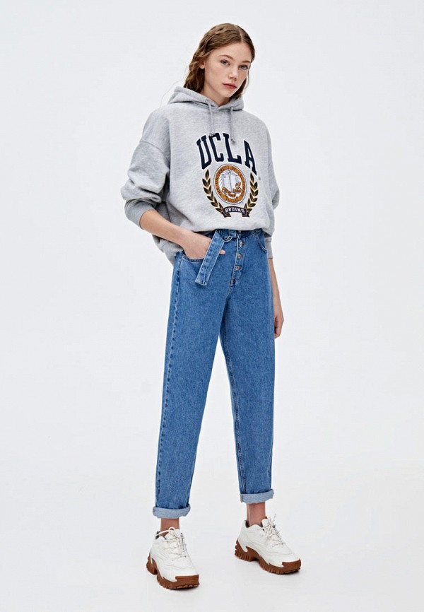 

Худи Pull&Bear, Серый
