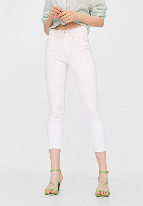 

Джинсы Stradivarius, Белый, HIGH WAIST DENIM