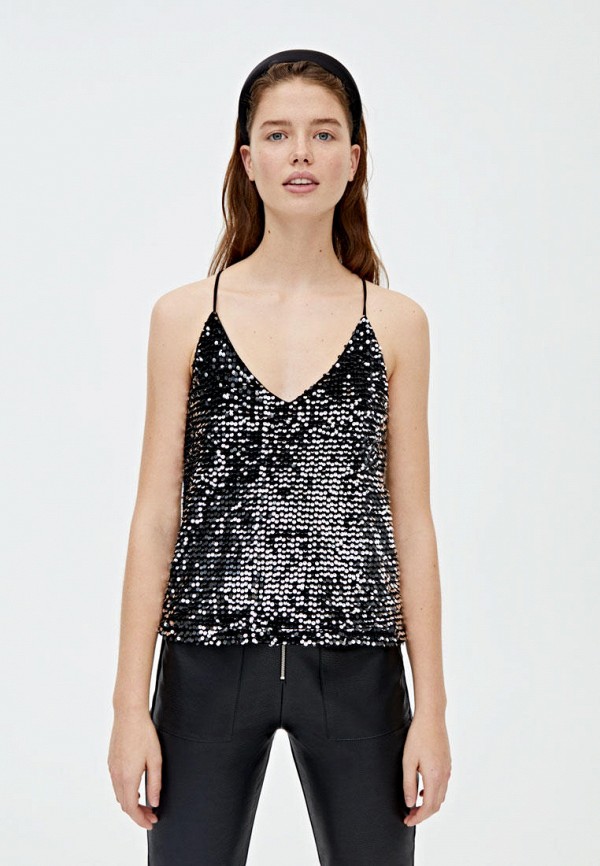 

Топ Pull&Bear, Черный