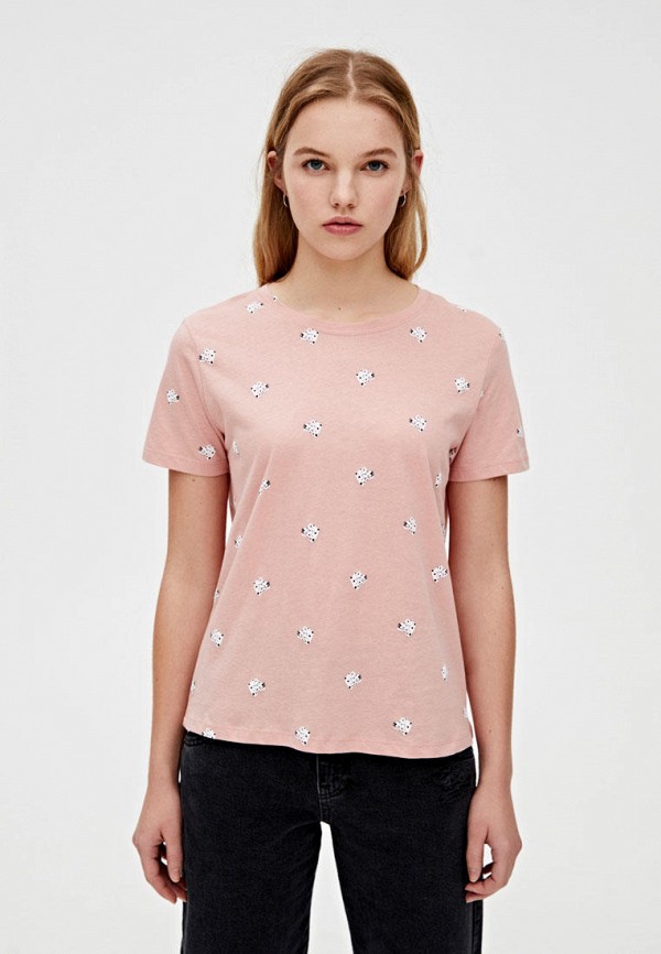 

Футболка Pull&Bear, Розовый