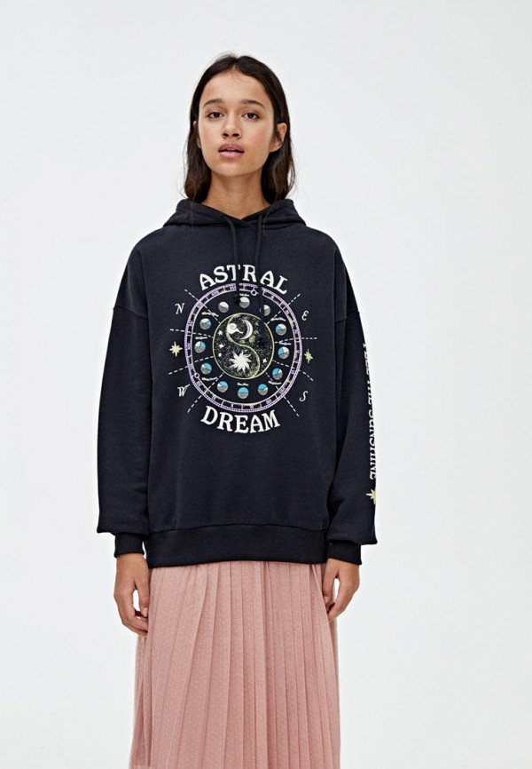 

Худи Pull&Bear, Черный