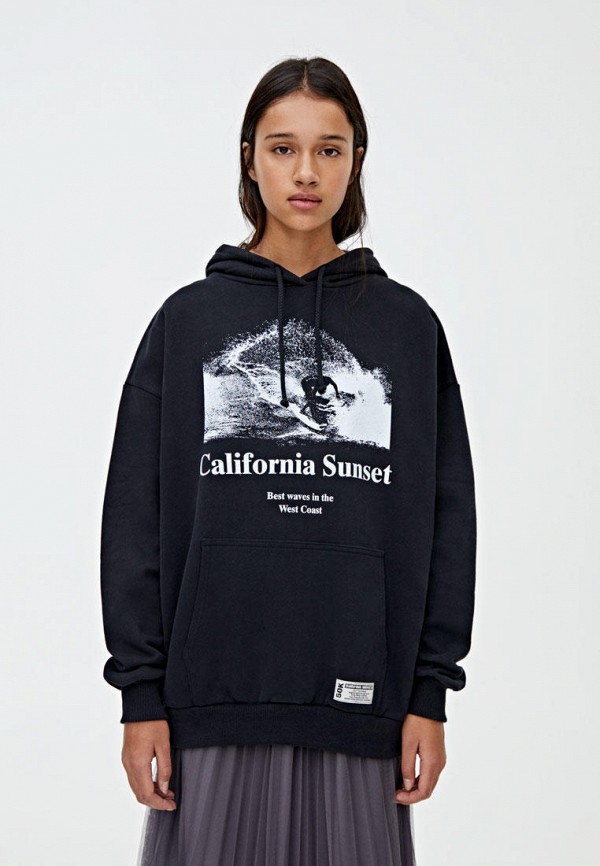 

Худи Pull&Bear, Черный