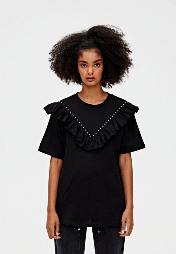 

Футболка Pull&Bear, Черный