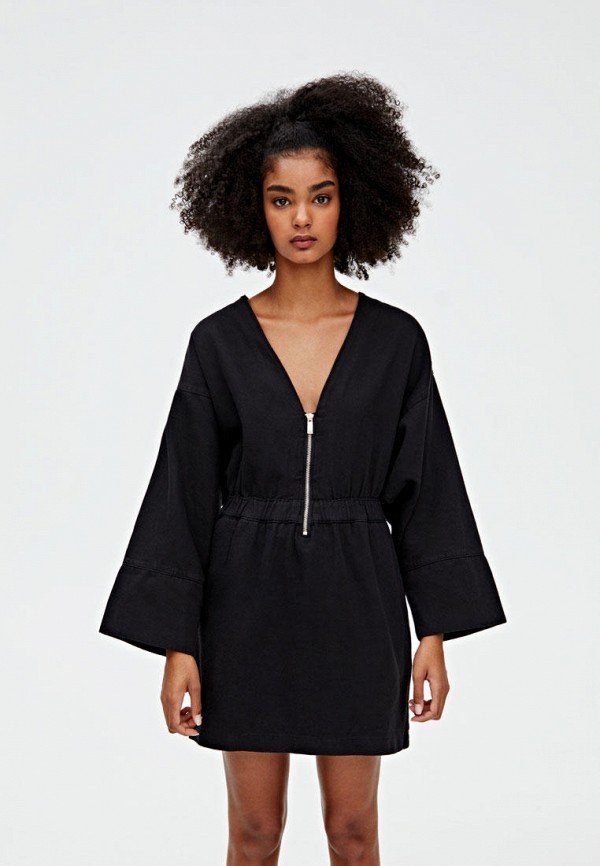 

Платье джинсовое Pull&Bear, Черный