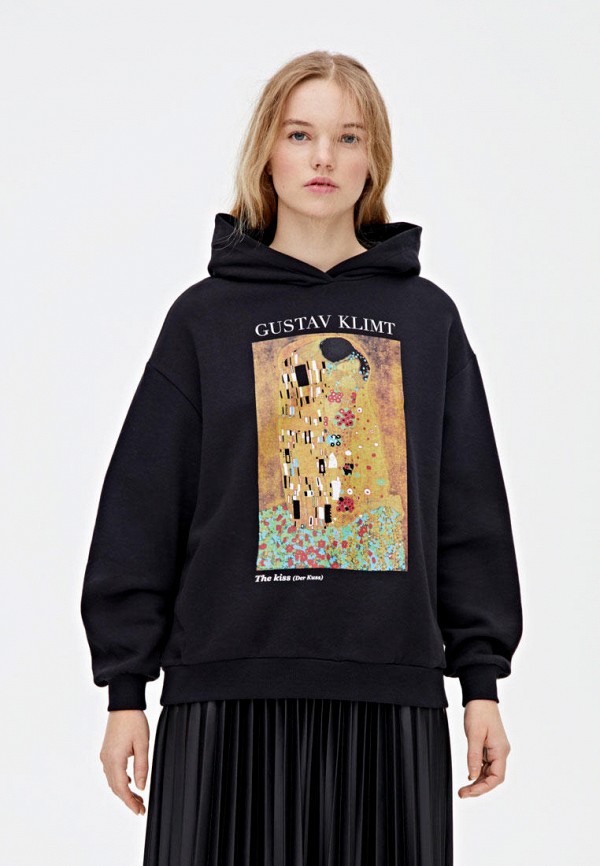 

Худи Pull&Bear, Черный, GUSTAVE KLIMT
