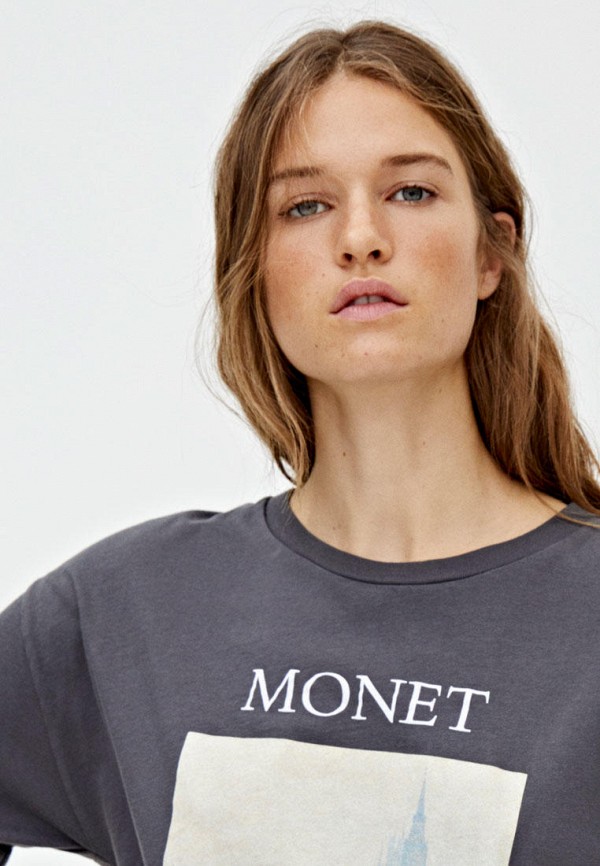 

Футболка Pull&Bear, Серый
