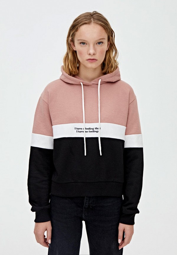 

Худи Pull&Bear, Розовый