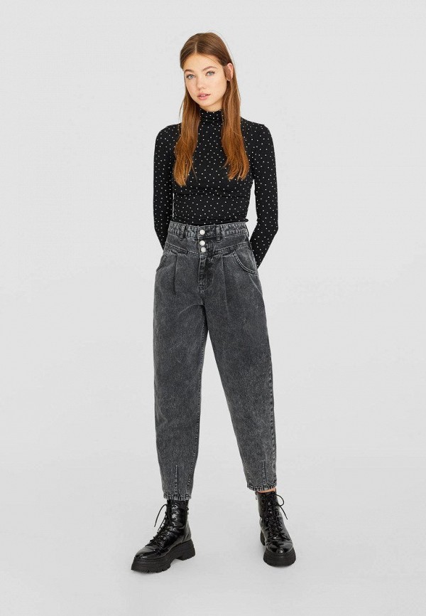 

Футболка Stradivarius, Черный