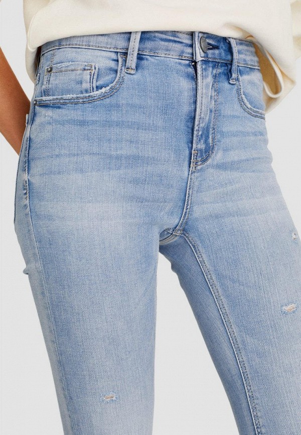 

Джинсы Stradivarius, Голубой, DENIM HIGH WAIST