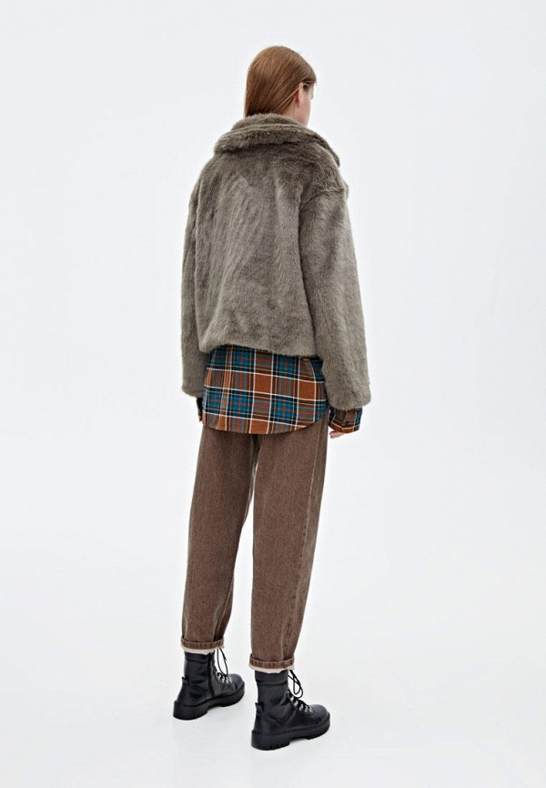 

Шуба Pull&Bear, Серый