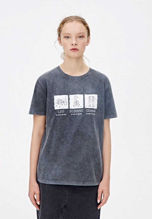

Футболка Pull&Bear, Серый