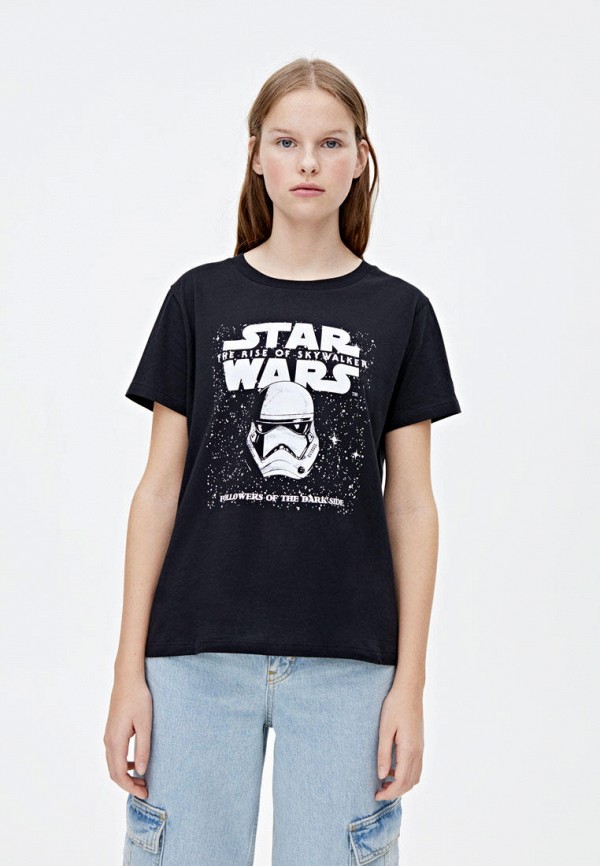

Футболка Pull&Bear, Черный, STAR WARS