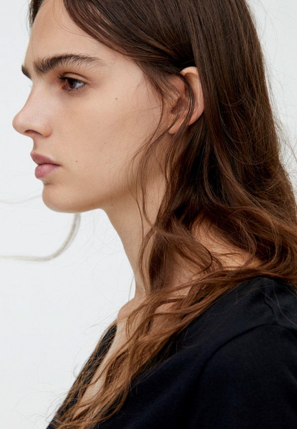 

Футболка Pull&Bear, Черный, Join Life