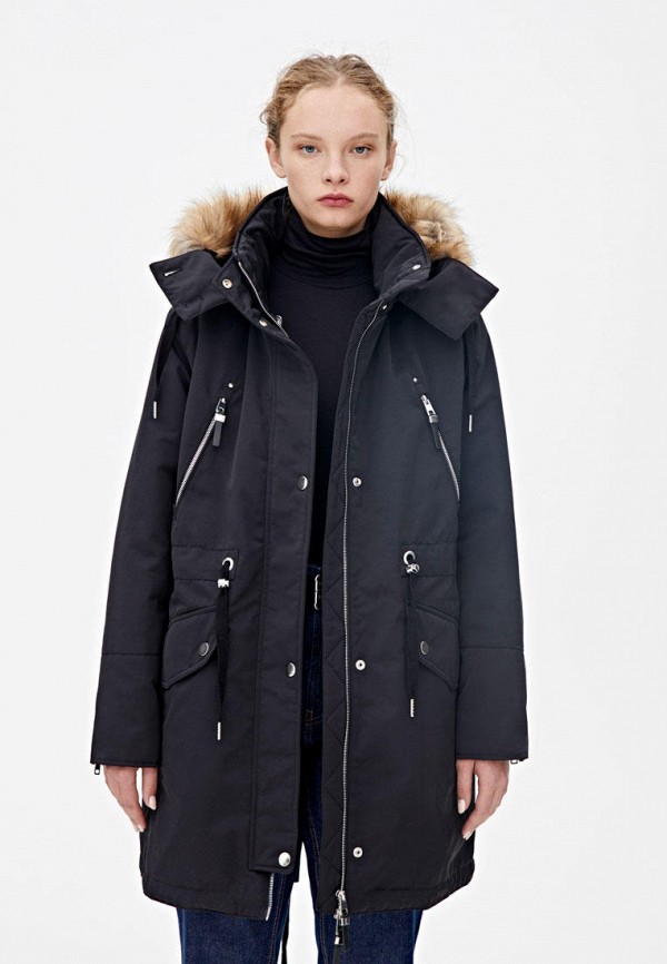 

Парка Pull&Bear, Черный
